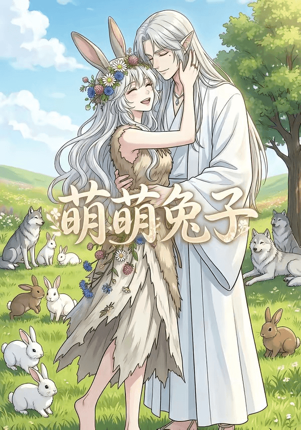 萌萌兔子海报