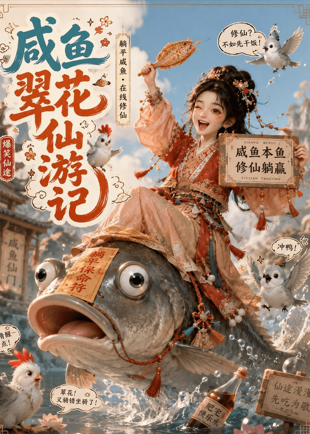 咸鱼翠花仙游记海报